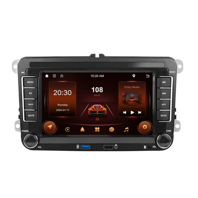 Autoradio Android 7 Pouces Avec Carplay GPS Bluetooth Caméra De Recul Et Écran Tactile - www.yonis-shop.com