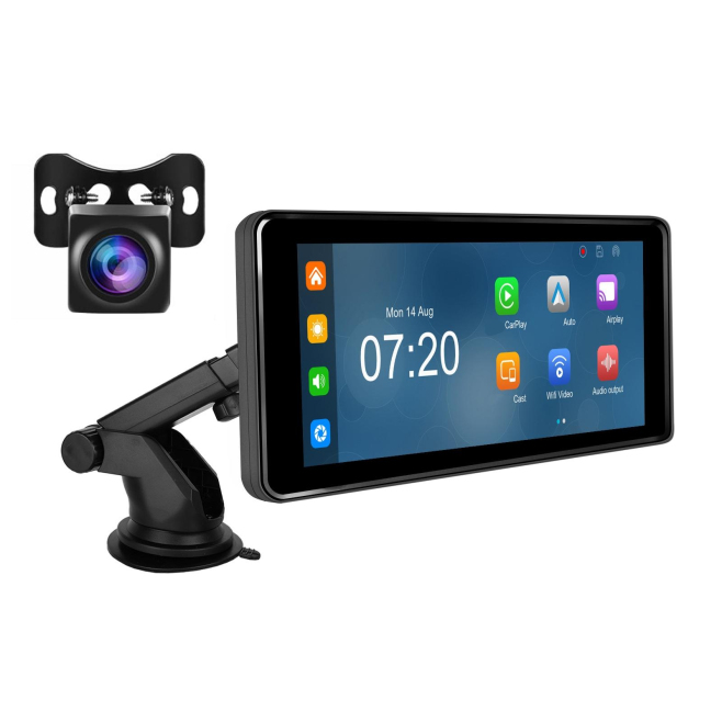 Autoradio HD 6.86 Pouces Avec Caméra De Recul Et Connectivité CarPlay Android Auto - www.yonis-shop.com