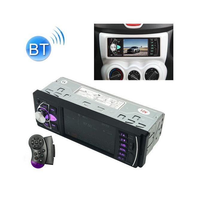 Autoradio HD 4.1 Pouces 12V Universel Avec Bluetooth FM et Télécommande Support USB et Carte TF - www.yonis-shop.com