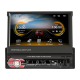 Autoradio HD 7 Pouces Écran Rétractable Manuellement Avec Carplay Bluetooth FM TF Card RCA Caméra Recul Double Écran Contrôle...