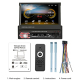 Autoradio HD 7 Pouces Écran Rétractable Manuellement Avec Carplay Bluetooth FM TF Card RCA Caméra Recul Double Écran Contrôle...