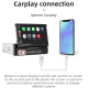 Autoradio HD 7 Pouces Écran Rétractable Manuellement Avec Carplay Bluetooth FM TF Card RCA Caméra Recul Double Écran Contrôle...