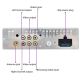 Autoradio HD 7 Pouces Écran Rétractable Manuellement Avec Carplay Bluetooth FM TF Card RCA Caméra Recul Double Écran Contrôle...