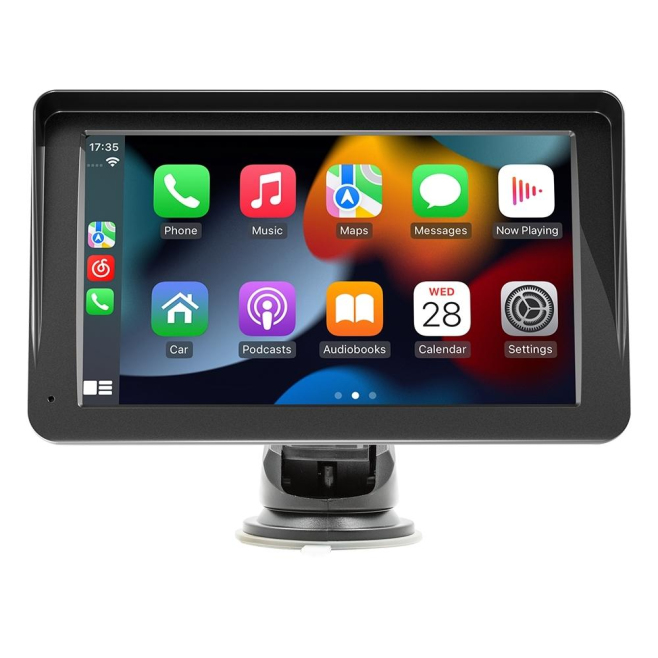 Autoradio 7 Pouces Écran Tactile Bluetooth 5.0 CarPlay Android Auto Mirroring FM USB MP3 Vidéo - www.yonis-shop.com