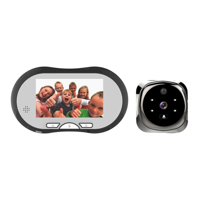 Interphone Vidéo Écran Couleur 4.3 Pouces Caméra Sécurité 2MP Vision Large Angle 145 Degrés Batterie 1800mA - www.yonis-shop.com
