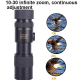 Monoculaire HD Télescope Prisme BAK4 Objectif 30mm Compact et Léger Focalisation Rotative et Extensible - www.yonis-shop.com