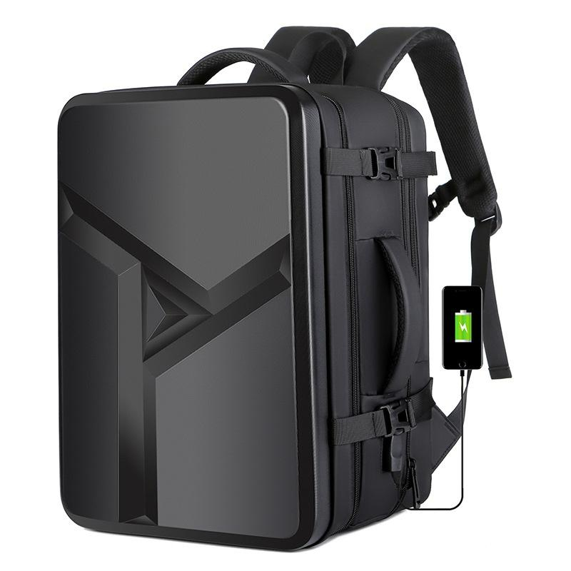 Sac À Dos Ordinateur Grande Capacité Imperméable Avec Port USB - Noir