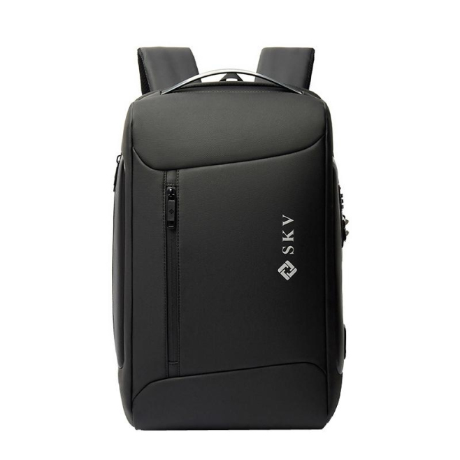 Sac à Dos Ordinateur Amythe - 31x15x48 Cm, Anti-vol, Imperméable - Pour école, Voyage, Quotidien - Noir