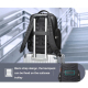 Sac À Dos Ordinateur Grande Capacité Imperméable Avec Port USB Et Type-C - www.yonis-shop.com
