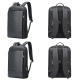 Sac À Dos Ordinateur Imperméable En Cuir Véritable Avec Compartiment Indépendant Et Ports USB - www.yonis-shop.com