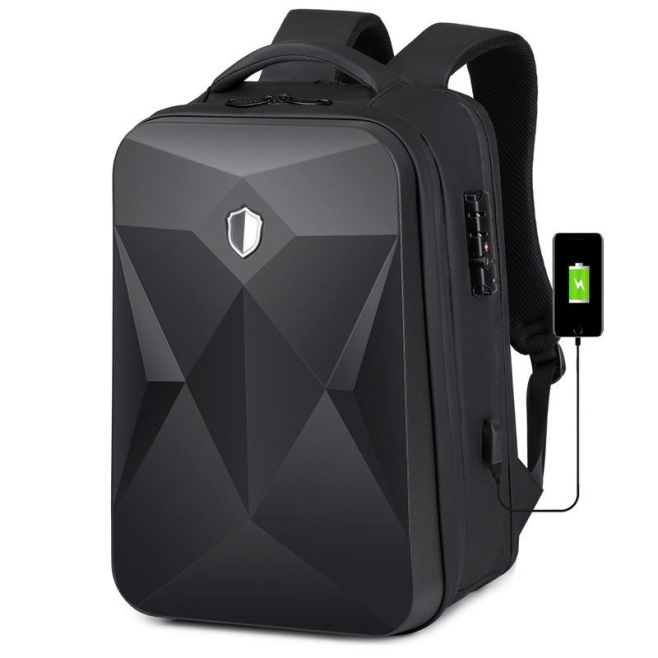 Sac À Dos Ordinateur 17 Pouces Grande Capacité Imperméable Avec Port USB Et Serrure À Code - www.yonis-shop.com