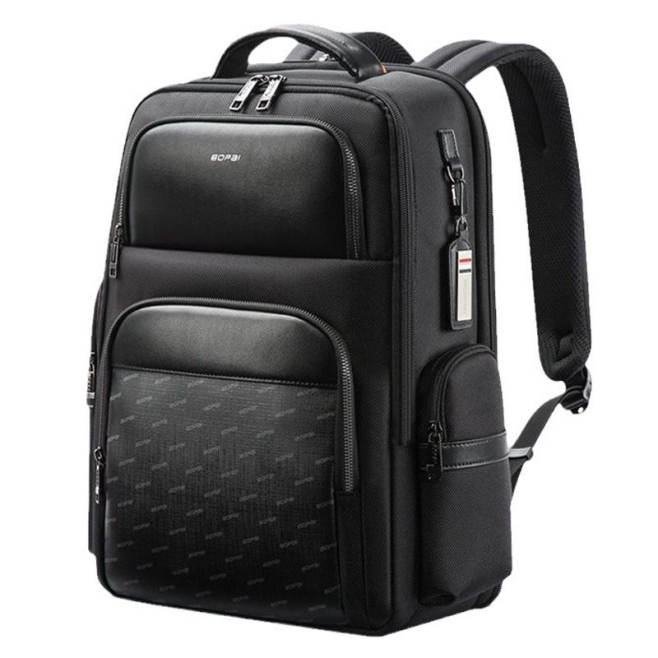 Sac À Dos Ordinateur Grande Capacité Imperméable Avec Port USB Type-C Noir - www.yonis-shop.com