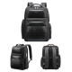 Sac À Dos Ordinateur Grande Capacité Imperméable Avec Port USB Type-C Noir - www.yonis-shop.com