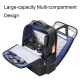Sac À Dos Ordinateur Multifonctionnel Antivol Avec Port USB Étanche Et Résistant 15.6 Pouces - www.yonis-shop.com
