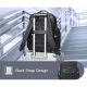 Sac À Dos Ordinateur Multifonctionnel Antivol Avec Port USB Étanche Et Résistant 15.6 Pouces - www.yonis-shop.com