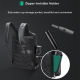 Sac À Dos Ordinateur Grande Capacité En Cuir Véritable Avec Ports USB Type-C Noir - www.yonis-shop.com