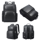 Sac À Dos Ordinateur Grande Capacité En Cuir Véritable Avec Ports USB Et Type-C - www.yonis-shop.com