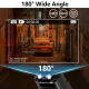 Caméscope Numérique HD 1080P Rotation 180 Degrés Vision Nocturne WiFi Écran 1.3 Pouces Pour Sports Conférences et Enregistrem...