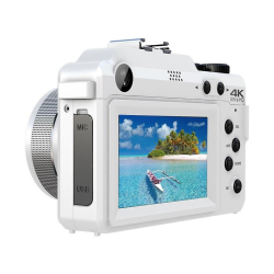 Appareil Photo Numérique 48MP Avec Zoom Numérique 18x Et Écran 3 Pouces Pour Vidéo 4K