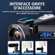 Caméscope Numérique Zoom Écran Tactile IPS 3.0 Pouces Stabilisateur Vidéo 4K WiFi Anti-Tremblement - www.yonis-shop.com