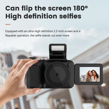 Appareil Photo Numérique 4K Ultra HD 50MP - Double Objectif, Zoom Puissant, Écran Selfie, Mini Caméra Rétro Compacte Pour Enfants, Voyage & Débutants