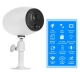 Camera IP HD 720P Vision Nocturne Audio Bidirectionnel Étanche Angle Large 166° Détection PIR - www.yonis-shop.com