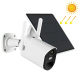 Camera IP 1080P Full HD 4G Solaire Détection PIR Vision Nocturne Audio Bidirectionnel Stockage Cloud étanche