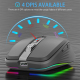 Souris Sans Fil 2400DPI Dual Mode 2.4GHz Bluetooth 5.1 6 Boutons Mute Rechargeable 700mAH 14 Modes Lumineux - www.yonis-shop.com