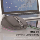 Souris Sans Fil 2400DPI Dual Mode 2.4GHz Bluetooth 5.1 6 Boutons Mute Rechargeable 700mAH 14 Modes Lumineux - www.yonis-shop.com