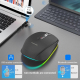 Souris Sans Fil 2400DPI Dual Mode 2.4GHz Bluetooth 5.1 6 Boutons Mute Rechargeable 700mAH 14 Modes Lumineux - www.yonis-shop.com