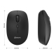 Souris Sans Fil Rechargeable 2.4G 4 Boutons USB 1200 DPI 500mAh Compacte Légère - www.yonis-shop.com