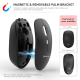 Souris Sans Fil Rechargeable 2.4G 4 Boutons USB 1200 DPI 500mAh Compacte Légère - www.yonis-shop.com