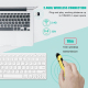 Souris Sans Fil Bluetooth Ergonomique Avec Recharge Sans Fil Pour PC Tablette Et Téléphone - www.yonis-shop.com