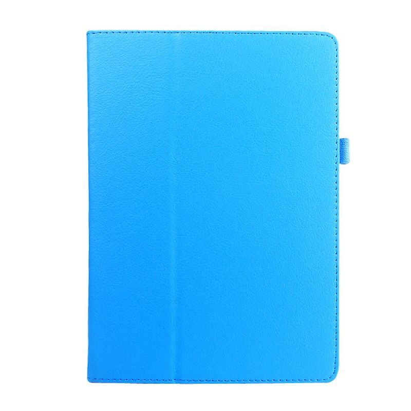 Housse Samsung Galaxy Tab S SM T800 10.5 pouces support cuir Bleu ciel