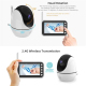 Babyphone Camera Avec Écran 4.5 Pouces HD Vision Nocturne Communication Bidirectionnelle et Musique Intégrée - www.yonis-shop...
