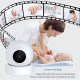 Babyphone Camera Sans Fil 4.5 Pouces Vision Nocturne Sécurité Bébé Interphone Alarme Température et Alimentation - www.yonis-...