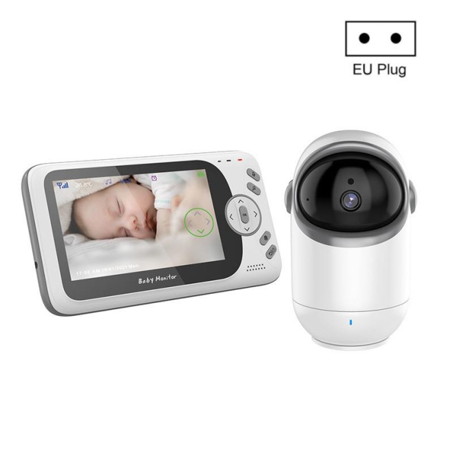 Babyphone Camera 4.3 Pouces Vision Nocturne Audio Vidéo Sans Fil Détection Température - www.yonis-shop.com