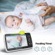 Babyphone Camera Sans Fil Vision Nocturne Surveillance Température Intercom Bidirectionnel Lullabies Longue Portée - www.yoni...