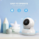 Babyphone Camera Vision Nocturne Intercom Bidirectionnel Écran 5 Pouces Haute Définition - www.yonis-shop.com