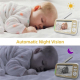Babyphone Camera HD 5 Pouces Moniteur Bébé PTZ Rotation Vision Nocturne Température Voix Bidirectionnelle Berceuses - www.yon...
