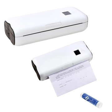 Imprimante Photo Portable Mini - Sans Fil (Bluetooth/WiFi) - Impression Thermique Sans Encre - Résolution 203 DPI - Avec Appli Funprint - Vert