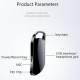 Micro Espion Portable Enregistreur Vocal HD 64GB Résistant Aux Chutes Avec Lecture MP3 Et Protection Par Mot De Passe - www.y...