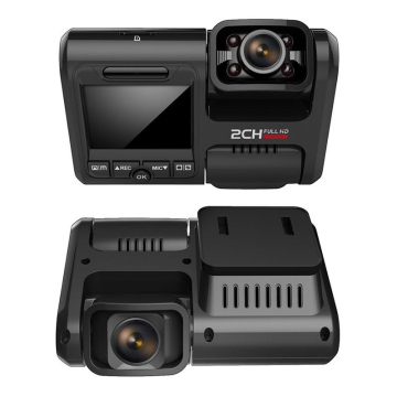 Dashcam Wolfang 4K Avant + Arrière - Wi-Fi, Vision Nocturne, GPS, écran LCD
