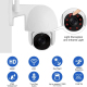 Camera Surveillance 1080P Full HD IP65 Waterproof WiFi Compatible Alexa Google Home Motion Detection Two-Way Audio Night Visi...