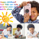 Appareil Photo Enfant HD Réversible 2.4 Pouces Jaune Bleu Avec Carte Mémoire 32G Et Lecteur De Carte - www.yonis-shop.com