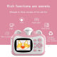 Appareil Photo Enfant Intelligent Avec Vidéo Et Impression Couleur Écran 2.4 Pouces 1080p 32G Mémoire Extensible - www.yonis-...