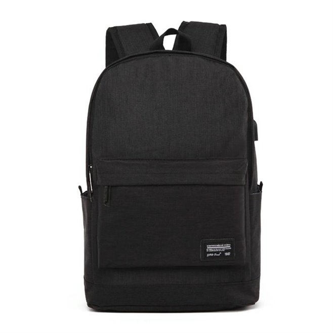 Sac À Dos Ordinateur Multifonction Avec Port USB Externe Résistant Et Confortable Pour 15.6 Pouces Et Moins