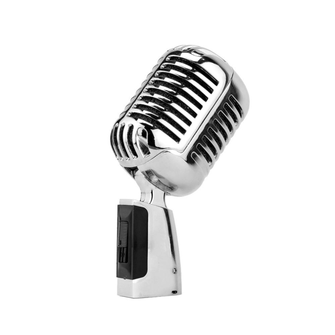 Microphone Vintage Style Haute Sensibilité Pour Scène Et Chant - www.yonis-shop.com