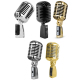 Microphone Vintage Style Haute Sensibilité Pour Scène Et Chant - www.yonis-shop.com