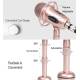 Microphone Professionnel Pour Jeux Vidéo Et Diffusion En Direct Avec Trépied Et Câble 1.8m Compatible PC Et Mac - www.yonis-s...